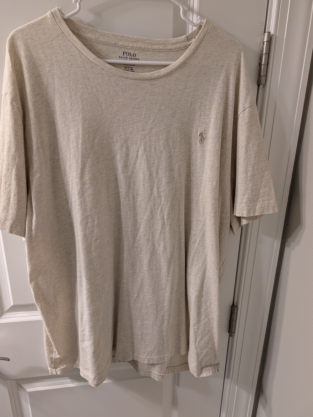 Polo by Ralph Lauren Short Sleeve Crewneck Tee in Light Oat